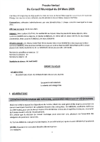 PV du CM du 24 MARS 2025