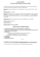 PV DU CM DU 13 FEVRIER 2026